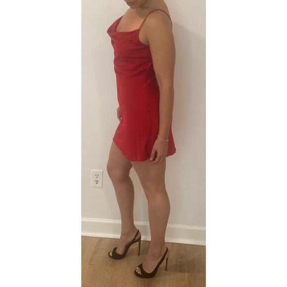 Micheal Kors women's Red Sexy Vintage 90's Mini Dress Size 4 Size 2 - Picture 5 of 8